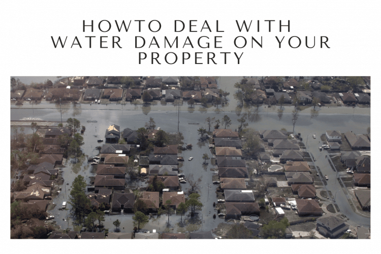 How To Deal With Water Damage On Your Property